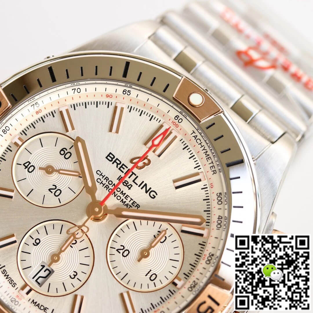 Breitling Chronomat IB0134101G1A1 GF Factory White Dial