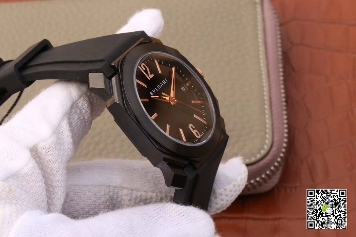 Bvlgari Octo 102581 BGO41BBSVD Black Dial