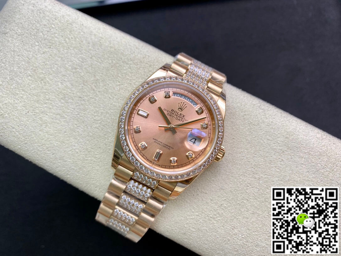 Rolex Day Date M128345RBR-0020 EW Factory Rose Gold