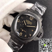 Panerai Tuttonero Luminor 1950 3 Days GMT PAM438 VS Factory Black Dial