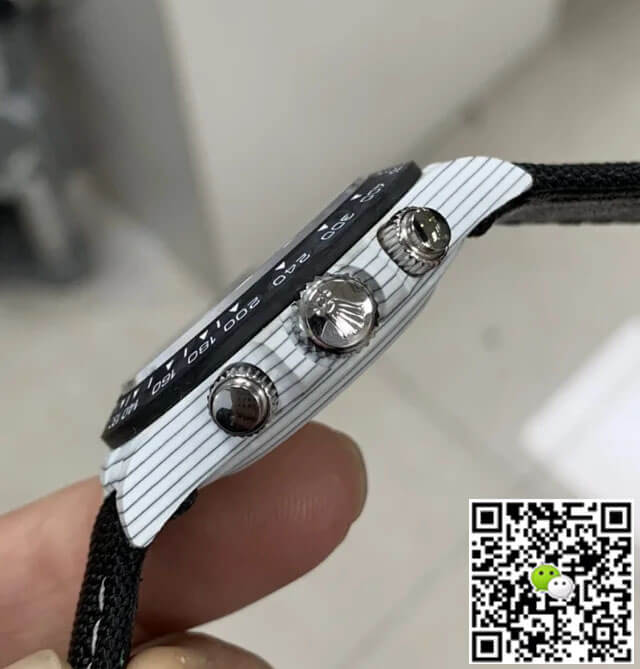 Rolex Daytona Diw Factory NTPT Carbon Fiber White Dial