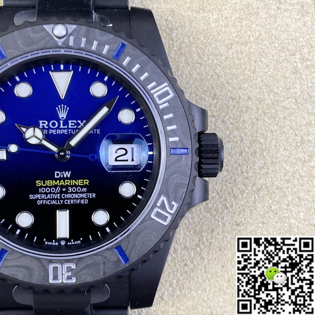 Rolex Submariner VS Factory Carbon Fiber Blue Gradient Dial