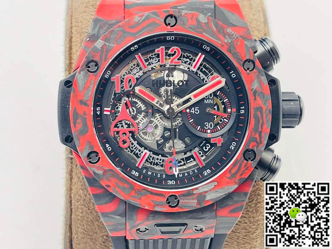 Hublot BIG BANG 411.QV.1123.NR.OVK21 HB Factory Carbon Fiber Red Case