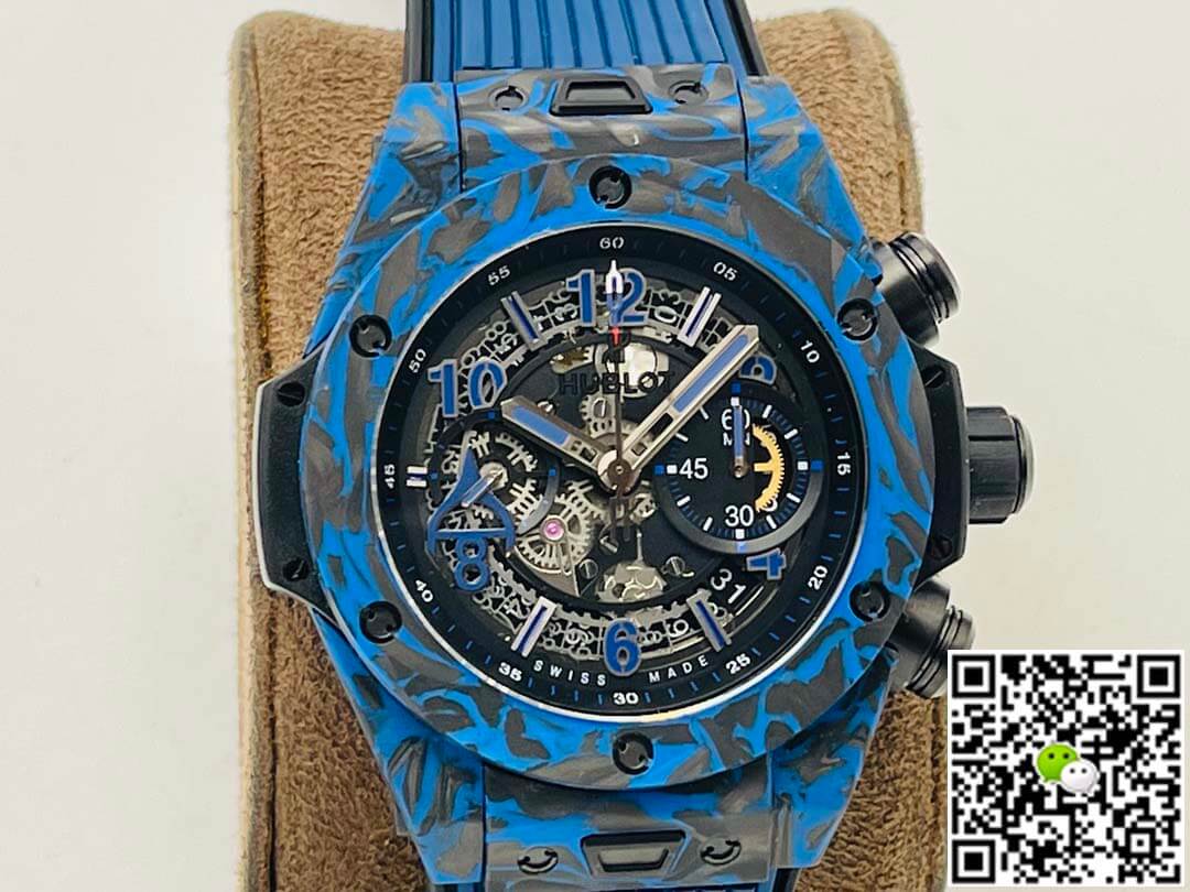Hublot BIG BANG HB Factory Carbon Fiber Blue Case