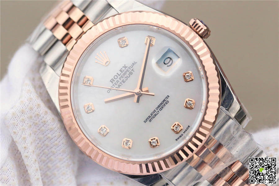 Rolex Datejust M126331-0014 EW Factory White Mother-Of-Pearl Dial