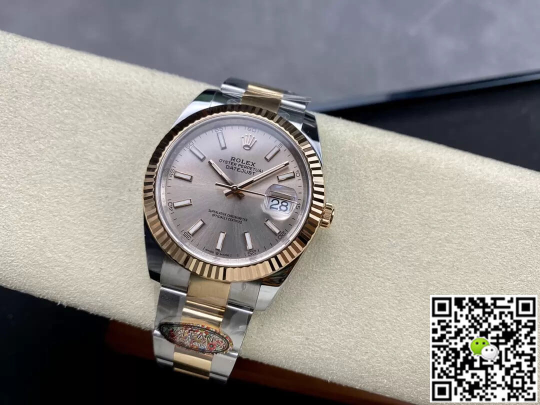Rolex Datejust 41MM M126331-0009 Clean Factory Rose Gold