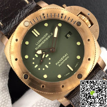 Panerai Luminor Submersible 1950 Bronzo PAM382 VS Factory V2 Green Dial