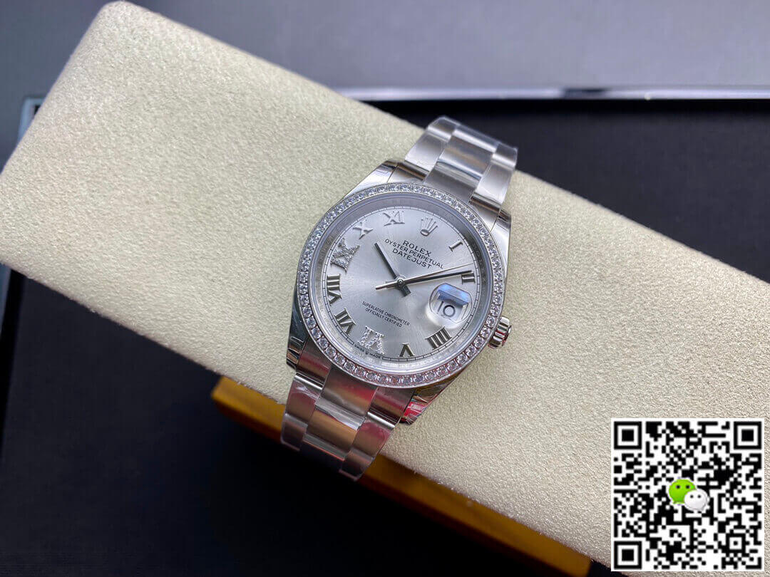 Rolex Datejust M126284RBR-0022 EW Factory Diamond-set Bezel