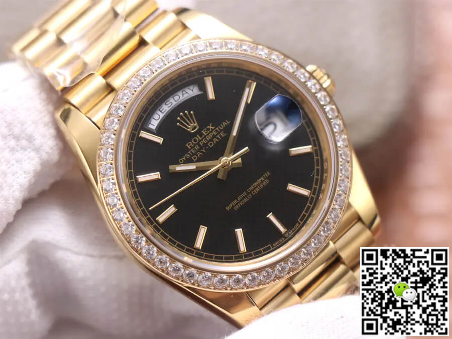 Rolex Day Date 40MM EW Factory Yellow Gold Diamond