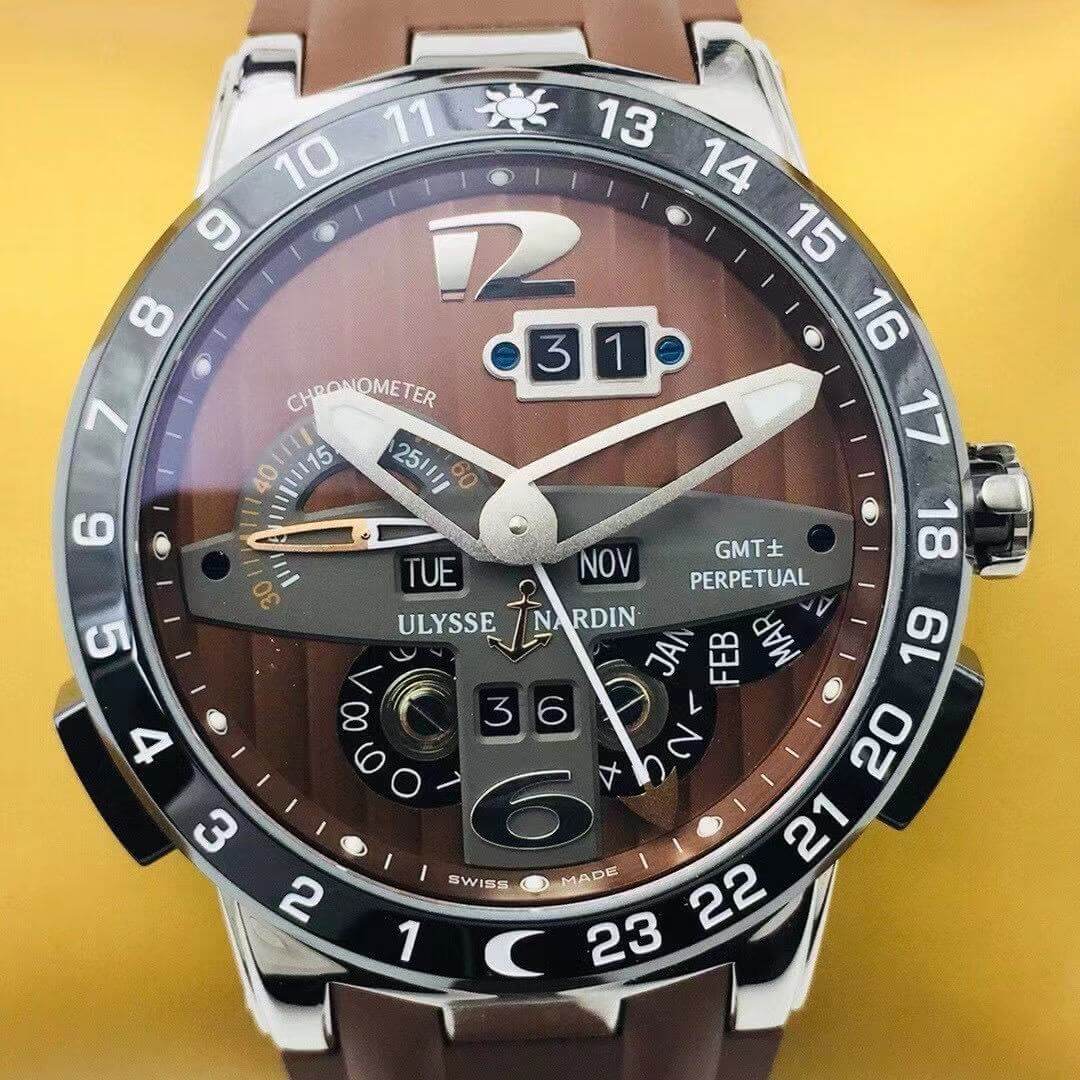 Ulysse Nardin El Toro 322-00 TW Factory Ceramics Brown Dial