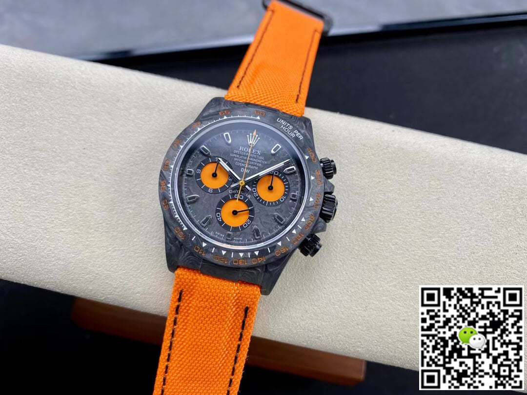 Rolex Daytona Cosmograph Diw Custom Version Noob Factory Orange Strap