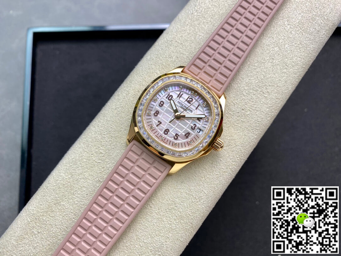 Patek Philippe Aquanaut 5072R-001 PPF Factory Rose Gold Mother Of Pearl Dial