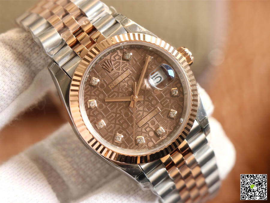 Rolex Datejust M126231-0025 EW Factory Diamond Chocolate Color Dial