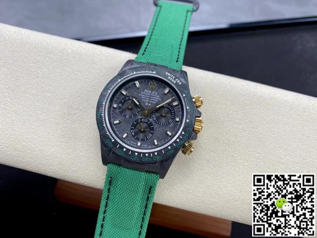 Rolex Daytona Cosmograph Noob Factory Diw Custom Version Dark Green Strap