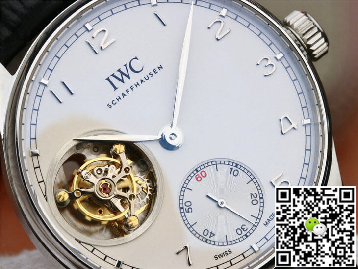 IWC Portuguese Tourbillon ZF Factory Stainless Steel White Dial