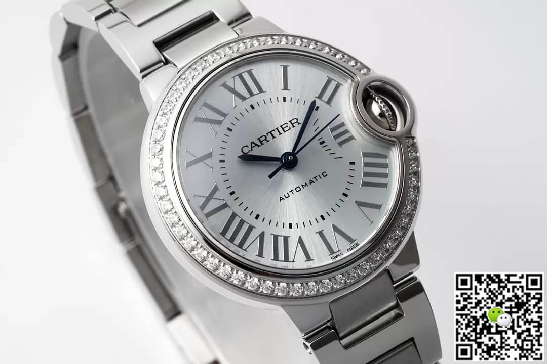Ballon Bleu De Cartier W4BB0028 33MM AF Factory Diamond Bezel