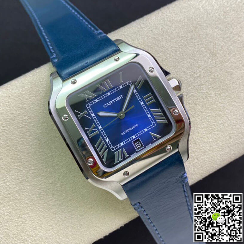 Cartier De Santos WSSA0030 BV Factory Blue Dial