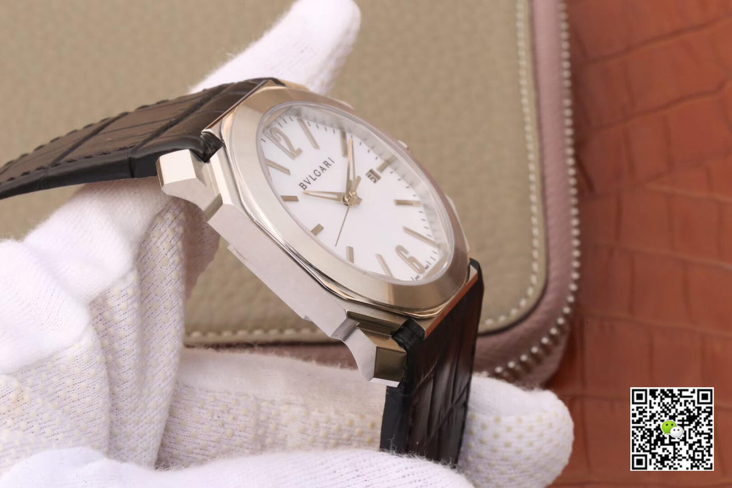 Bvlgari Octo 102779 OC41C6SLD White Dial