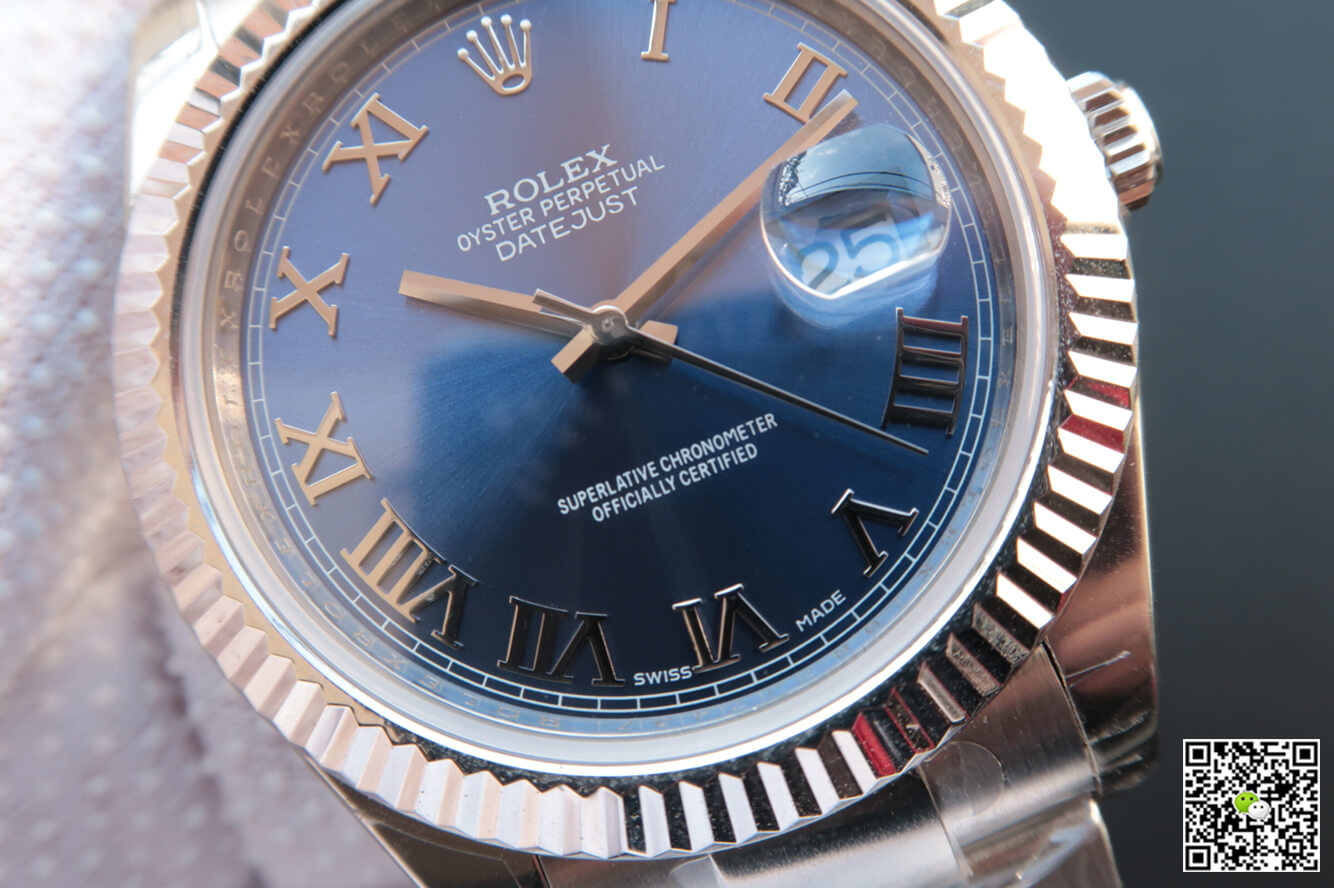 Rolex Datejust 116334 EW Factory Blue Dial