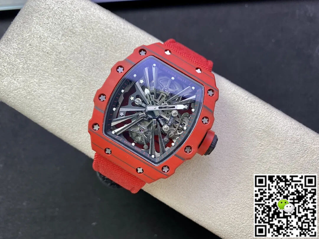 Richard Mille RM12-01 Tourbillon RM Factory Red Carbon Fiber Case