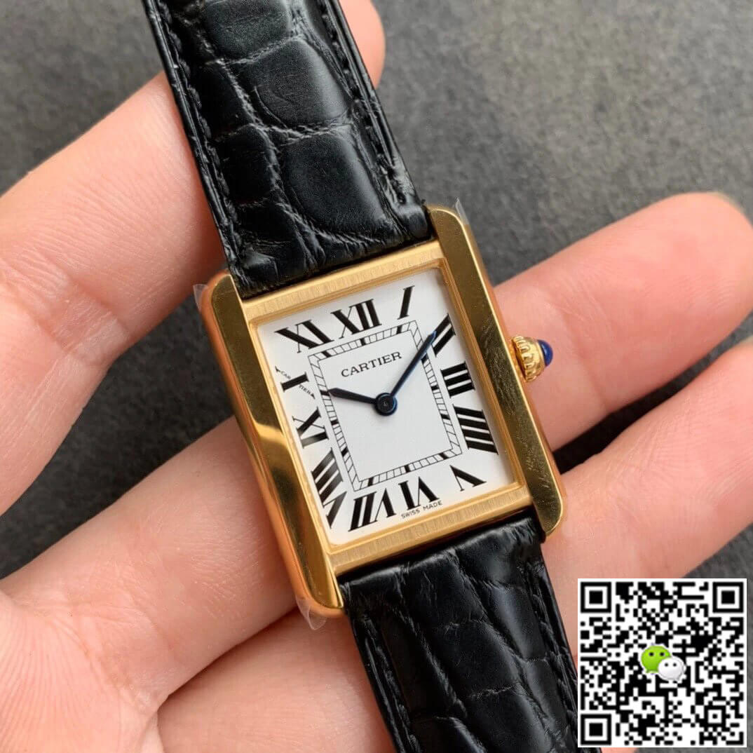 Cartier Tank W5200004 K11 Factory White Dial
