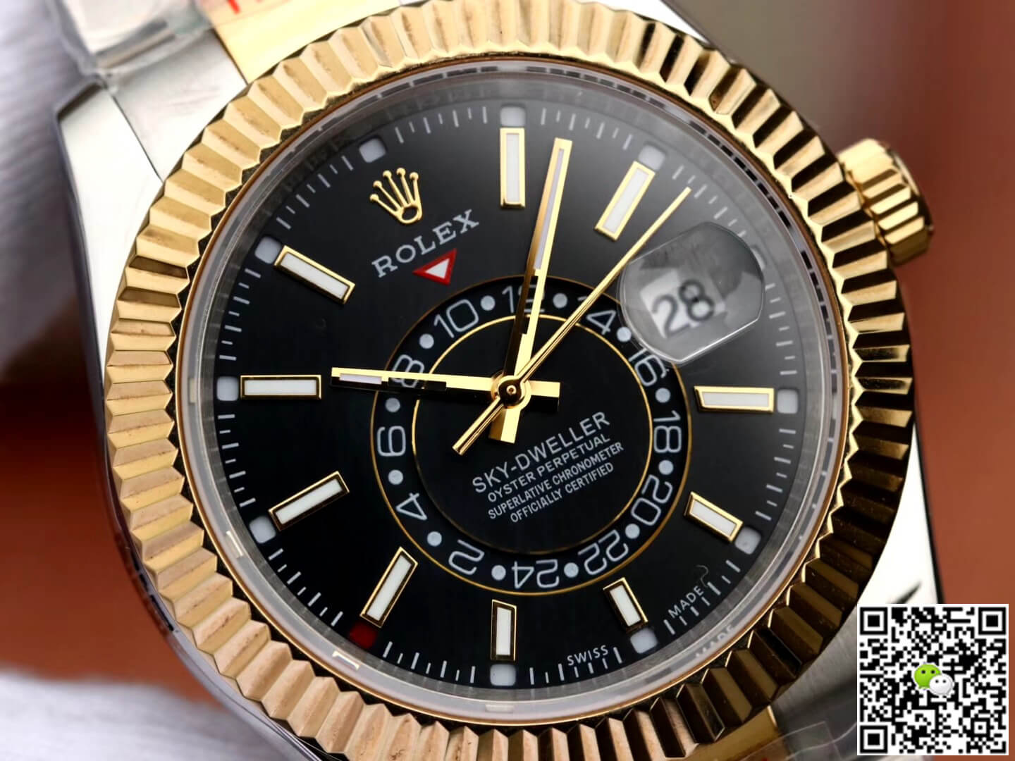 Rolex Sky Dweller M326933-0002 Noob Factory Black Dial
