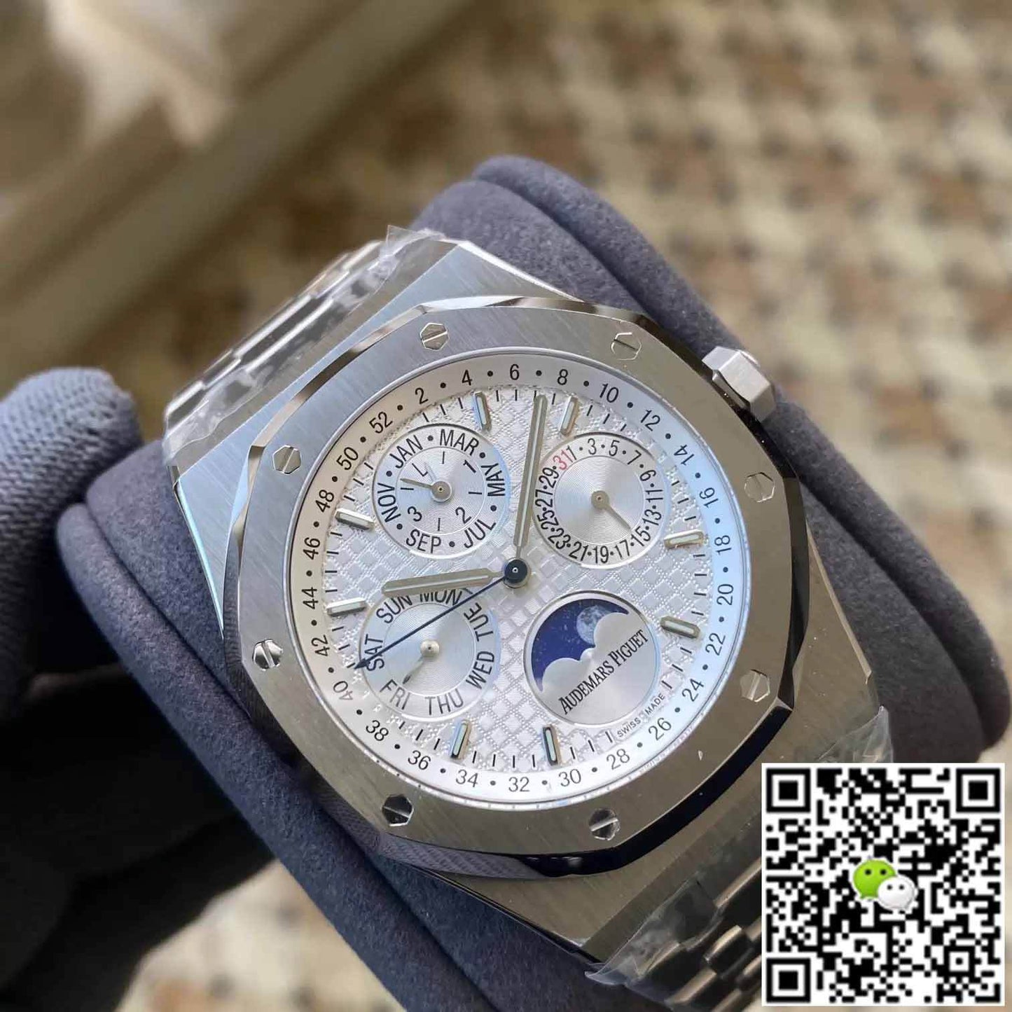 Audemars Piguet Royal Oak 26574ST.OO.1220ST.001 APS Factory White Dial