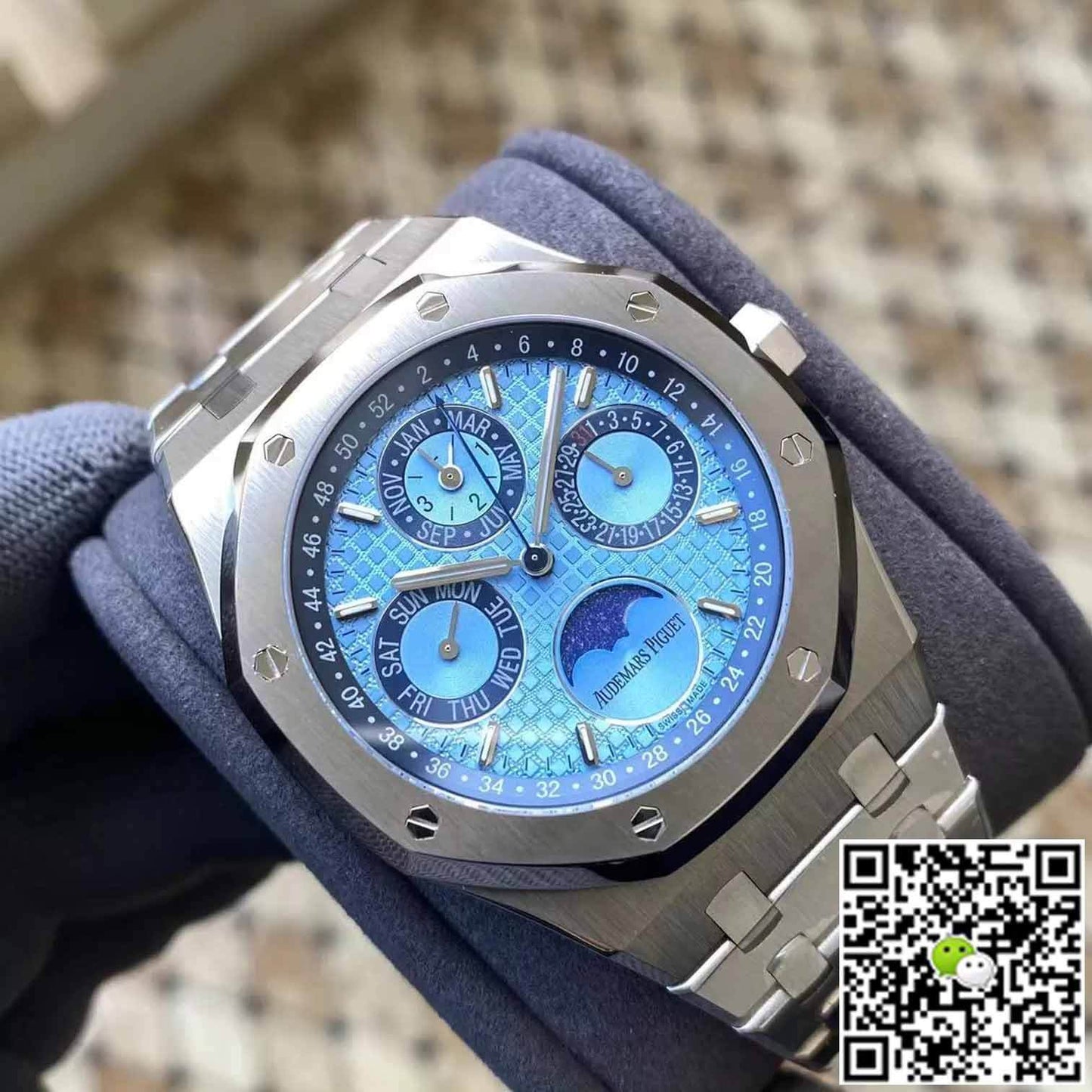 Audemars Piguet Royal Oak 26574PT.OO.1220PT.01 APS Factory Blue Dial