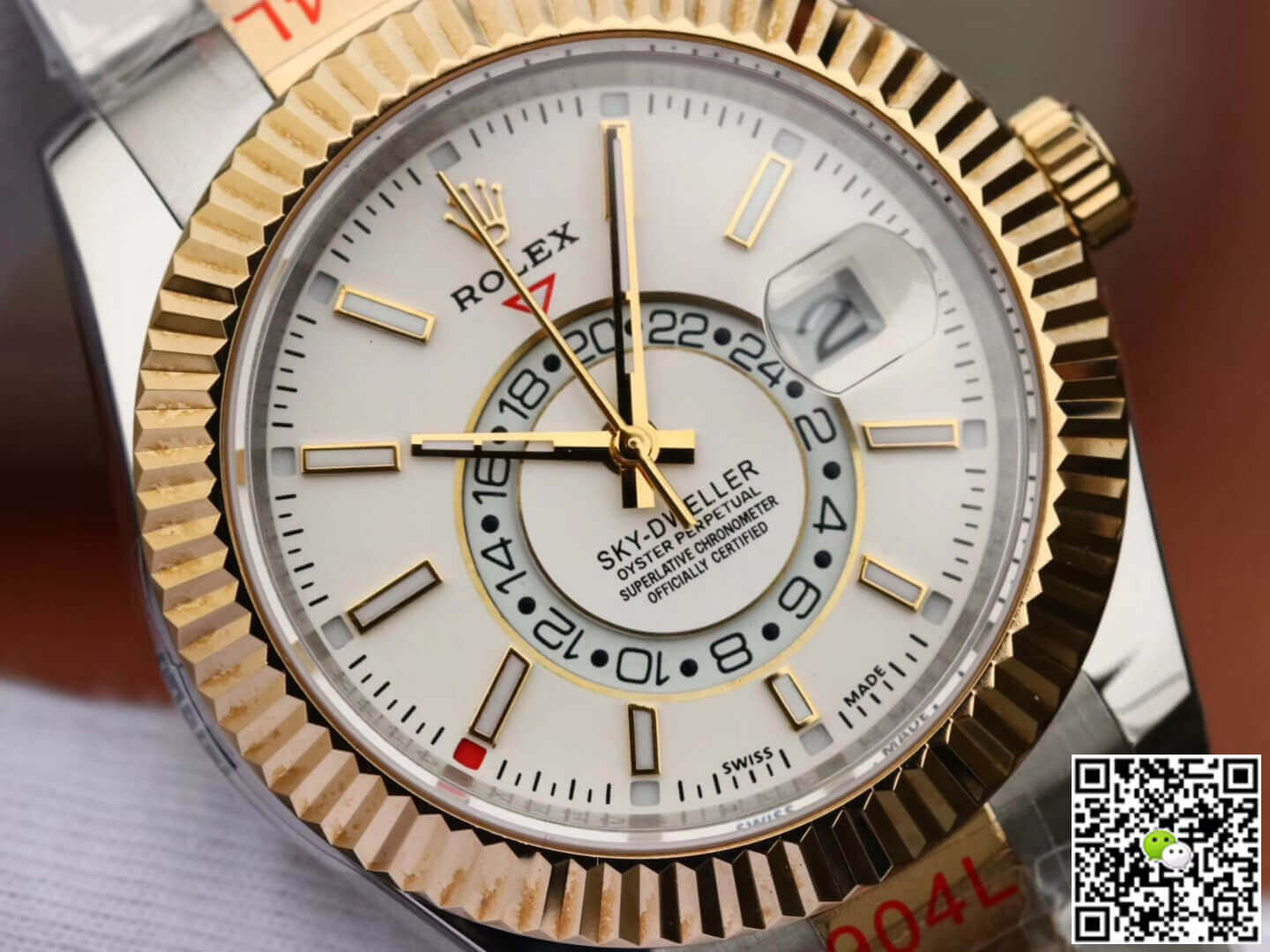 Rolex Sky Dweller M326933-0009 Noob Factory White Dial