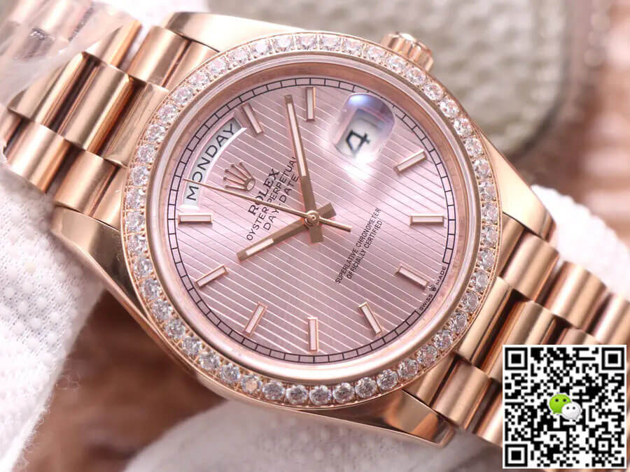 Rolex Day Date M228345RBR-0010 EW Factory Rose Gold