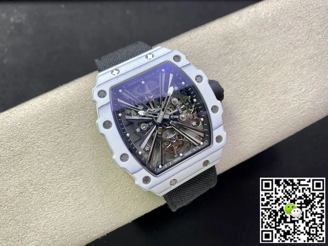 Richard Mille RM12-01 Tourbillon RM Factory White Carbon Fiber Case