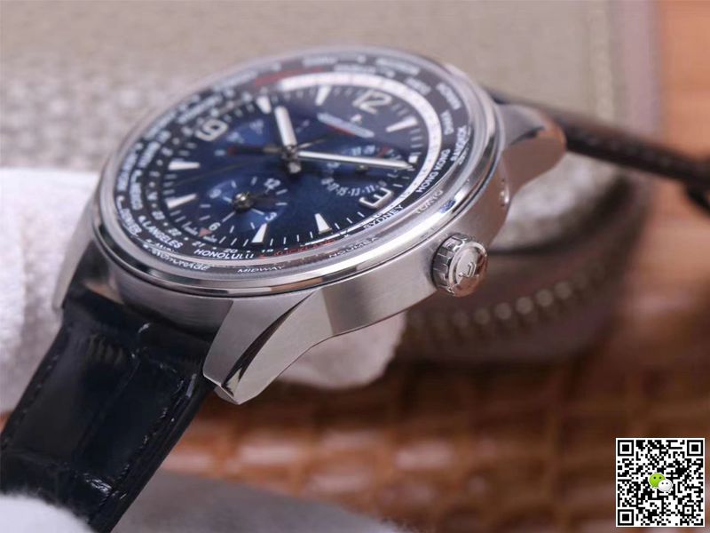 Jaeger LeCoultre Polaris Geographic WT 904847Z ZF Factory Blue Black Gradient Dial