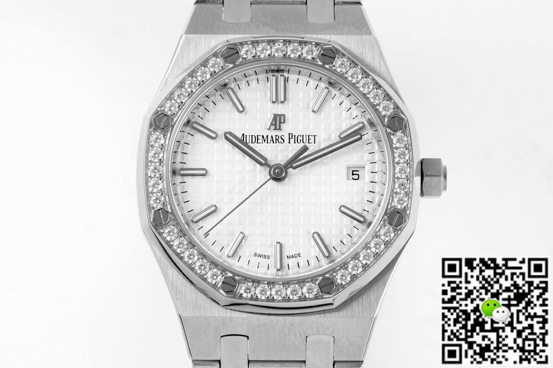 Audemars Piguet Royal Oak 77350ST 8F Factory Diamond-set Bezel