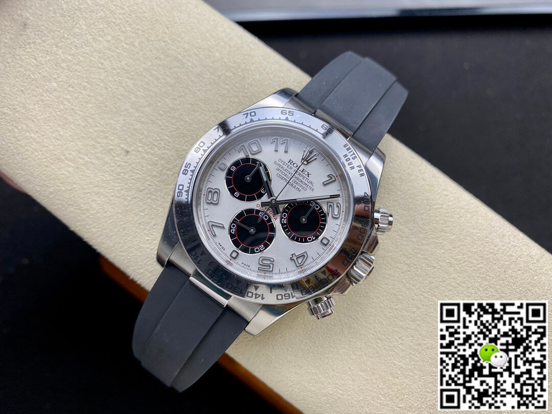 Rolex Cosmograph Daytona 116519 Clean Factory Silvery White Dial