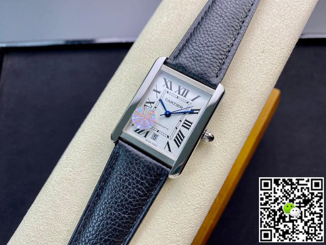 Cartier Tank WSTA0029 AF Factory White Dial