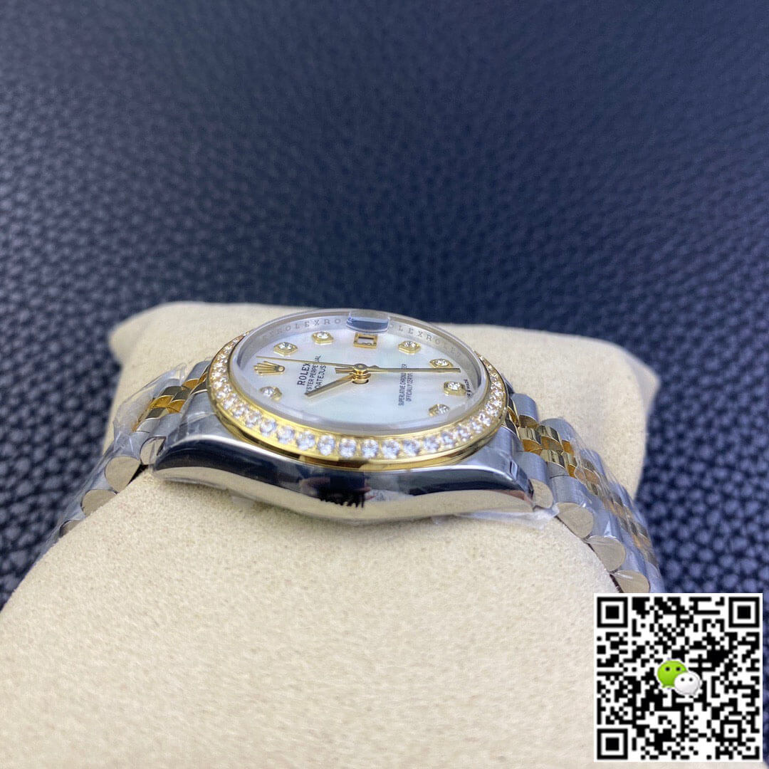 Rolex Datejust M278383RBR-0028 31MM EW Factory Diamond Bezel