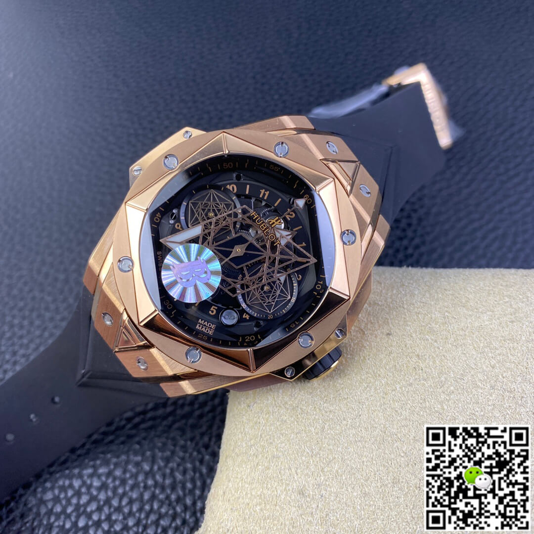 Hublot Big Bang Sang Bleu II 418.OX.1108.RX.MXM19 BB Factory Rubber Strap