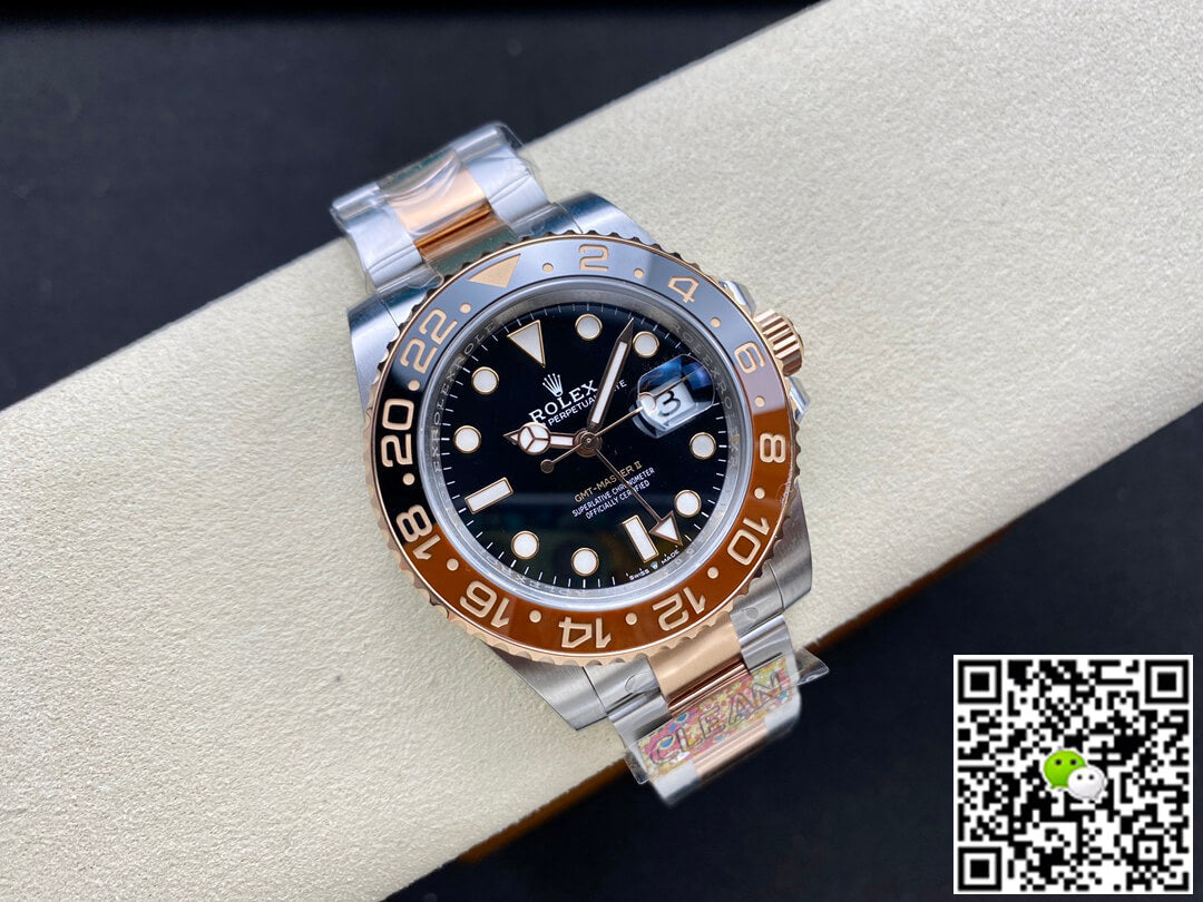 Rolex GMT Master II M126711chnr-0002 Clean Factory Rose Gold