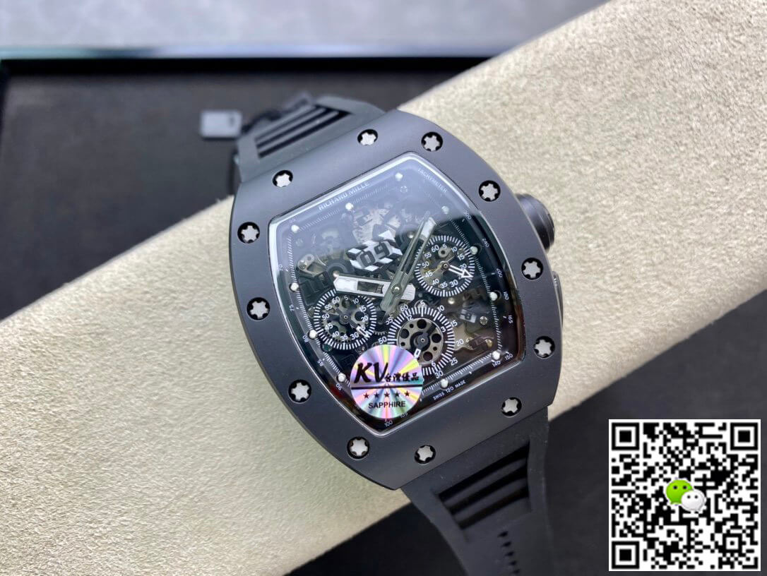 Richard Mille RM011 KV Factory Ceramic Black Case