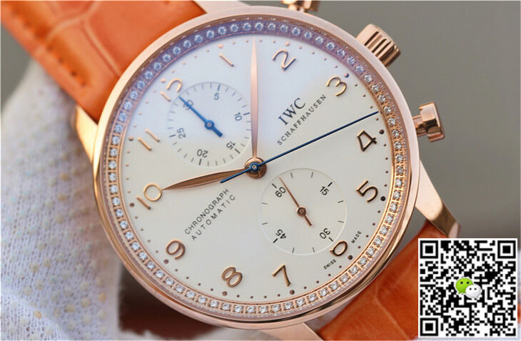IWC Portuguese ZF Factory Orange Cowhide Strap