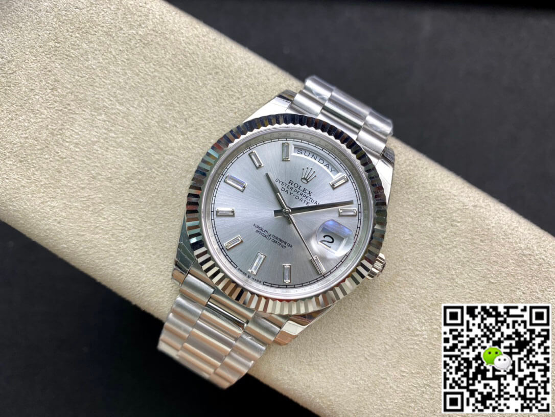 Rolex Day Date M228239-0003 EW Factory Silver Dial