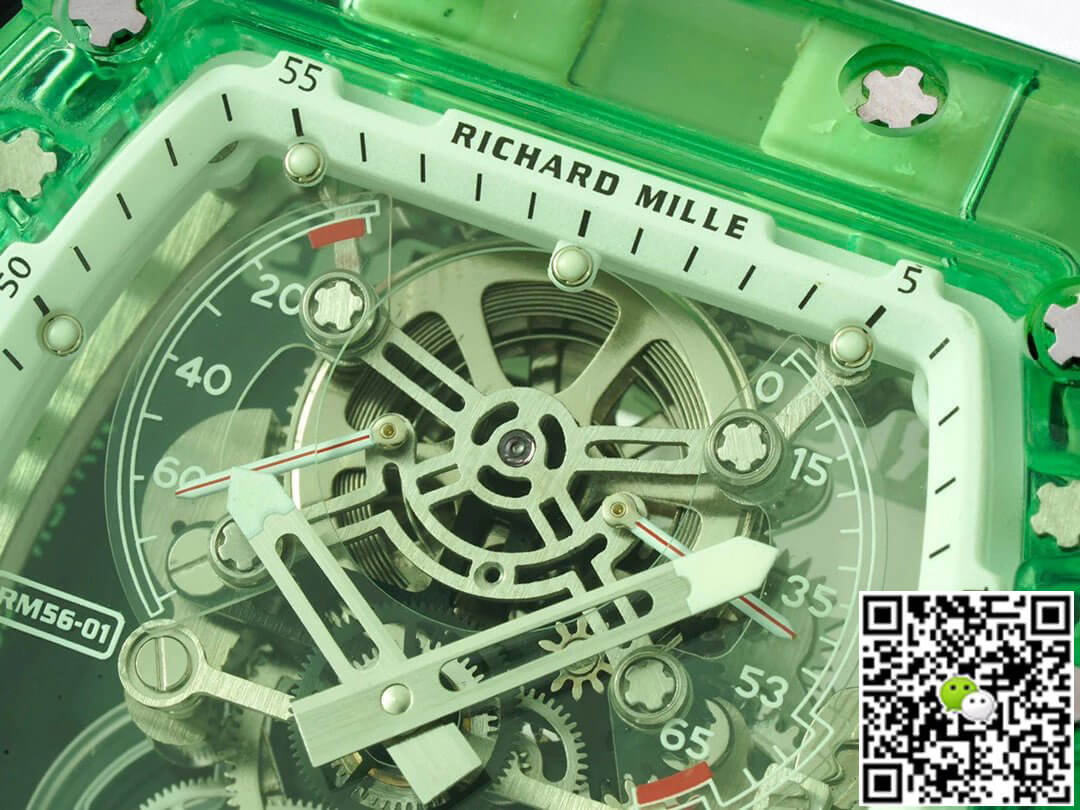 Richard Mille RM 56-01 Tourbillon RM Factory Green Transparent Case