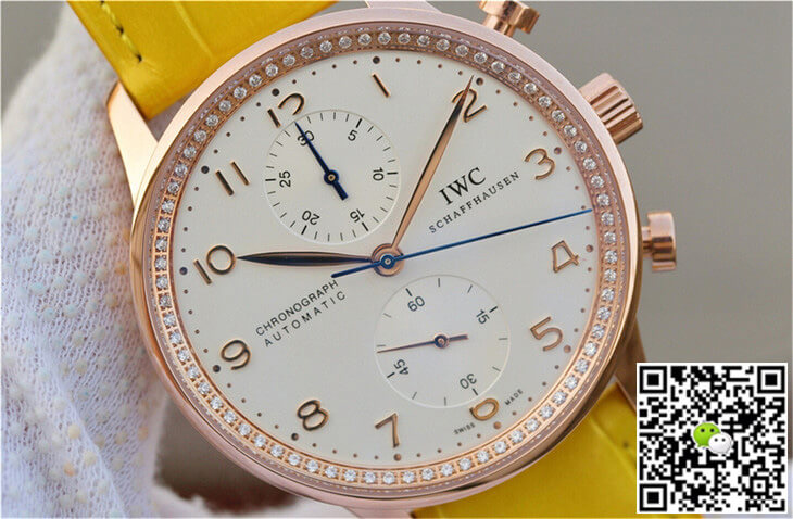 IWC Portuguese ZF Factory Yellow Cowhide Strap