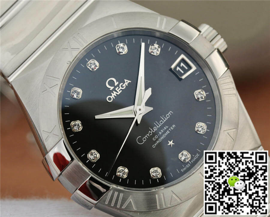 Omega Constellation 123.10.38.21.51.001 VS Factory Diamond-set Dial