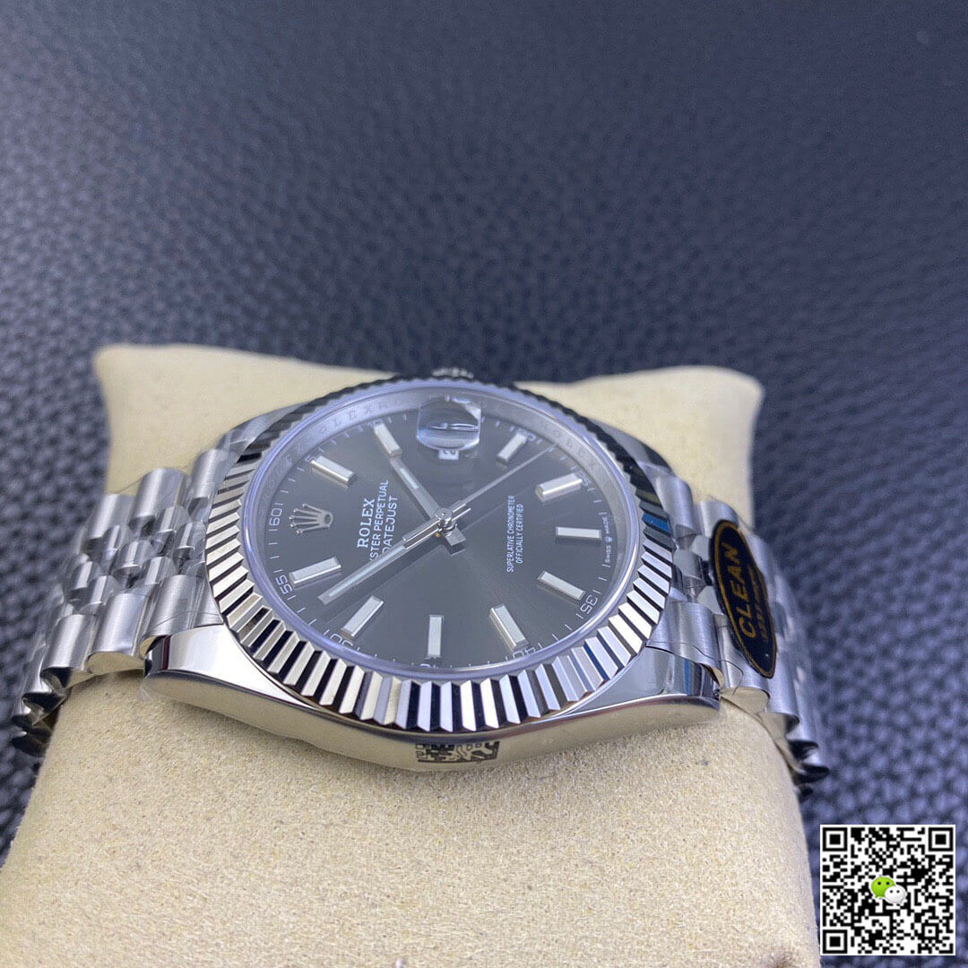 Rolex Datejust M126334-0014 Clean Factory Grey Dial 904L Stainless Steel