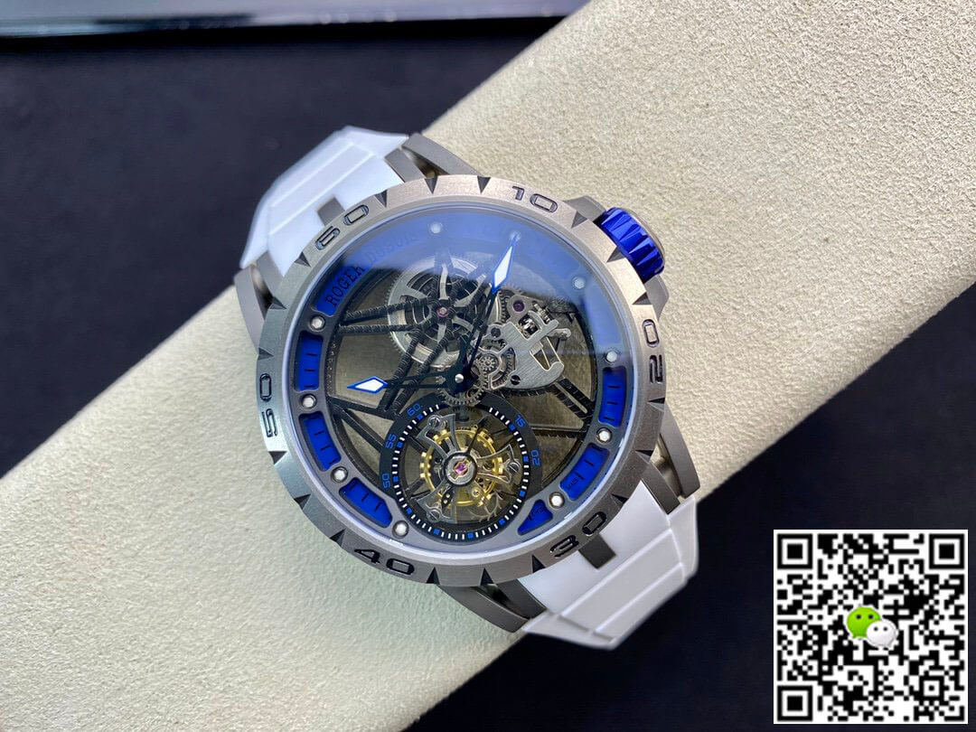 Roger Dubuis Excalibur RDDBEX0479 BBR Factory Tourbillon Rubber Strap