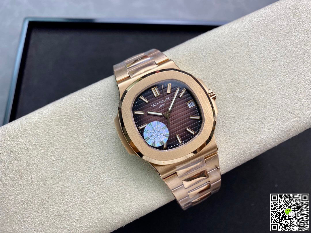Patek Philippe Nautilus 5711/1R-001 GR Factory V2 Rose Gold Brown Gradient Dial
