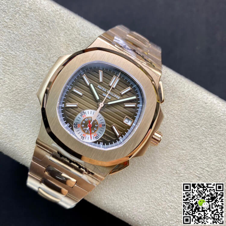 Patek Philippe Nautilus 5980-1R 3K Factory V2 Rose Gold