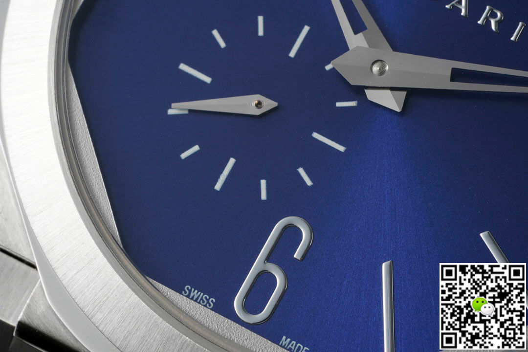 Bvlgari Octo Finissimo 103431 BV Factory Stainless Steel Blue Dial