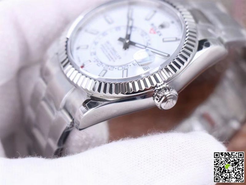 Rolex Sky Dweller M326934-0001 Noob Factory White Dial